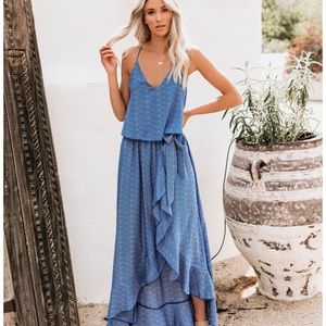 High low maxi dress